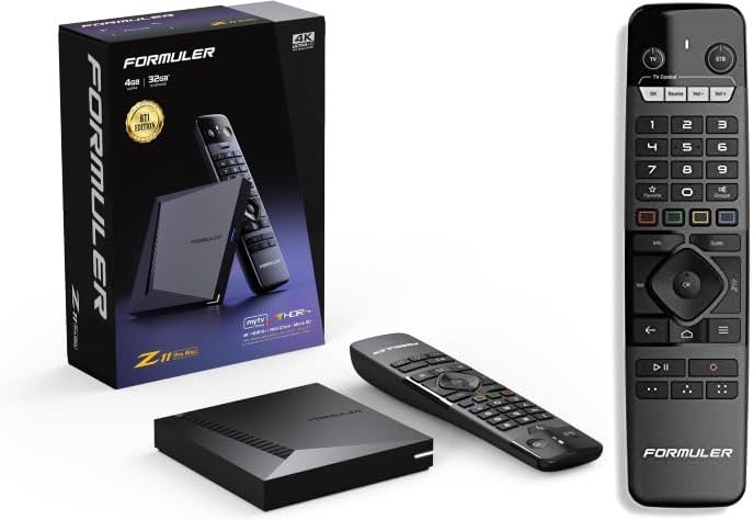 Formular Z11 Pro Max Android 11 Wireless AX 2×2 Gigabit LAN 4GB Ram 32GB ROM 4K with Bluetooth BT1 Remote Control Edition with Extra IR Remote Free
