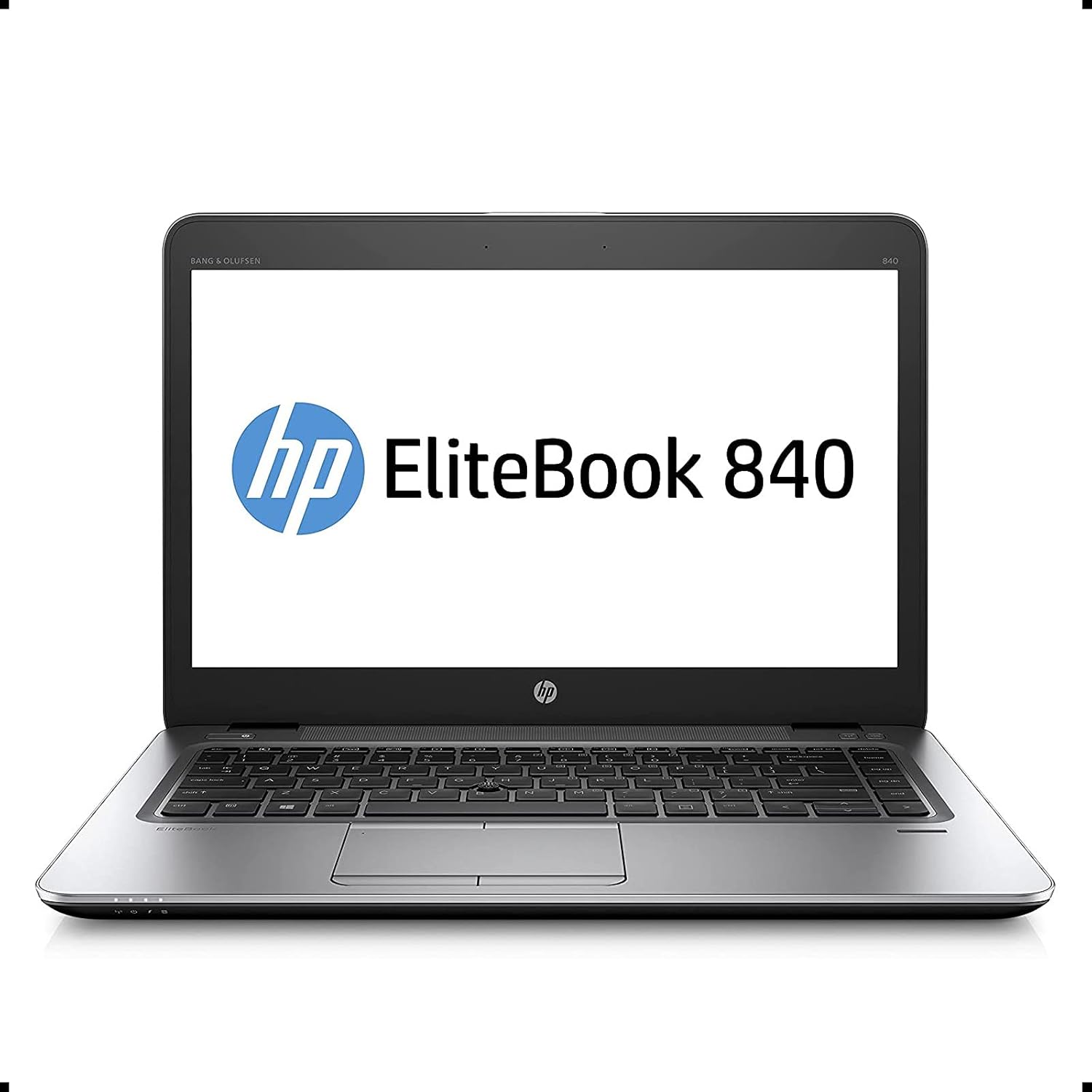 HP EliteBook 840 G3 Laptop 14-inch HD Display, Intel Core i5-6200U 2.3Ghz, 256GB SSD, 16GB DDR4 RAM, Webcam, WiFi, Windows 11 Pro (Renewed)
