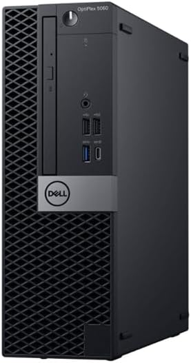 Dell OptiPlex 5060 SFF Intel Core i5-8500 3.0GHz, 16GB RAM, 256GB SSD, Windows 11 Pro 64bit (Renewed)